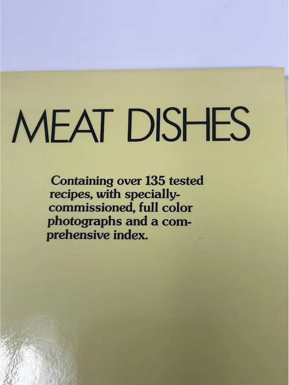 Meat Dishes Cook Book
